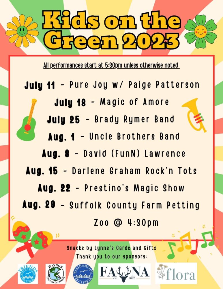 Kids on The Green 2023 - Darlene Graham Rock 'n Tots