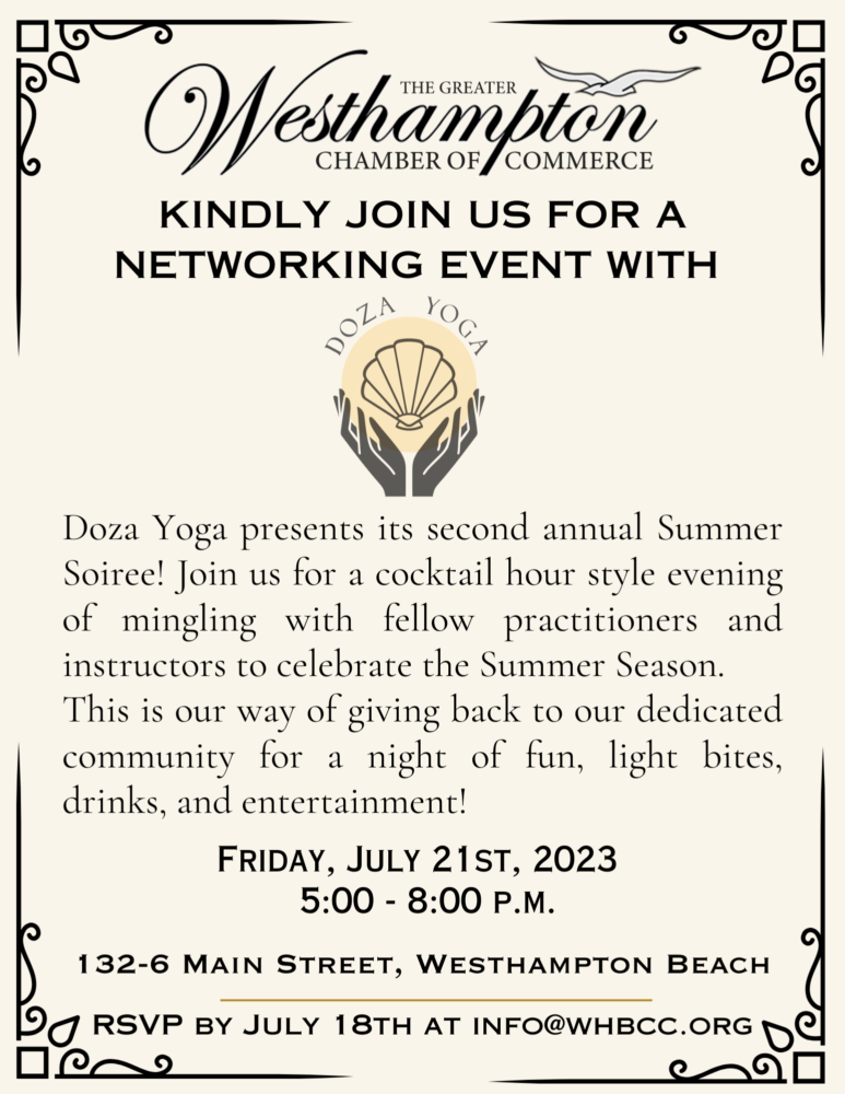 Networking Event with Doza Yoga