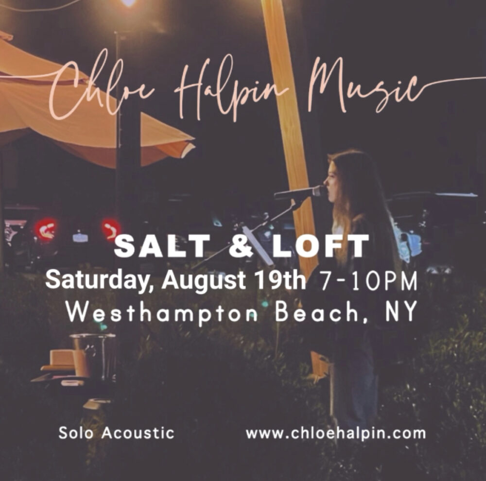 Chloe Halpin Music at Salt & Loft