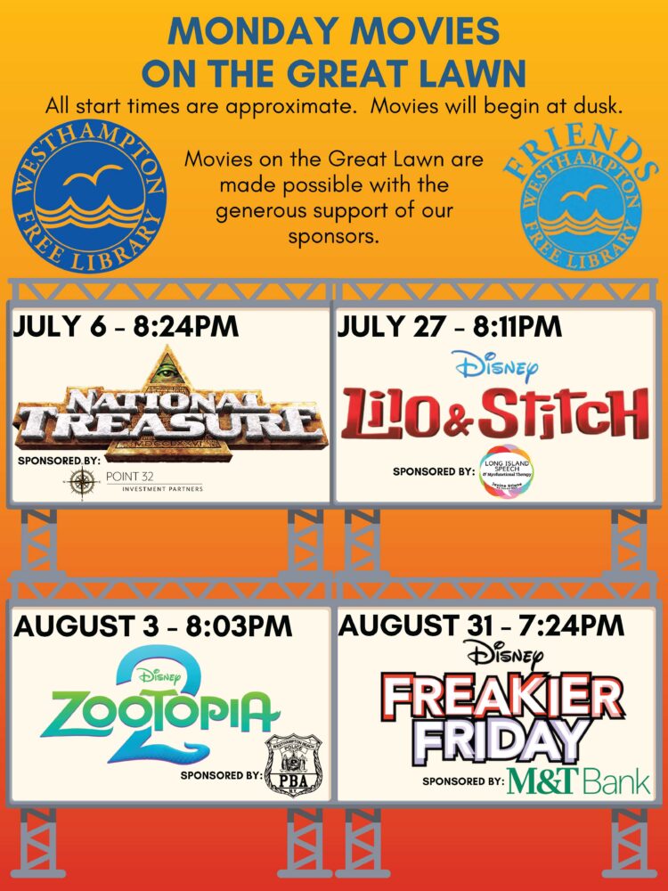 Monday Movies on The Great Lawn