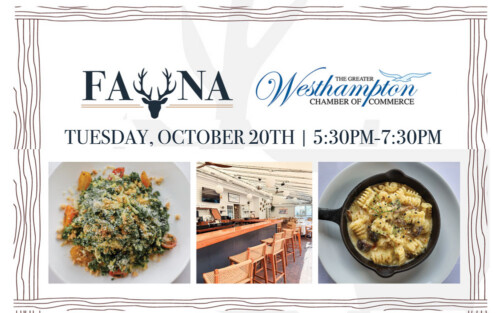 October networking event at Fauna restaurant