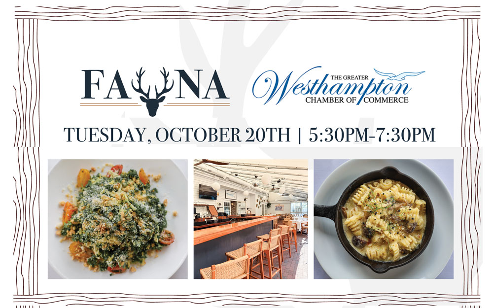 Fauna-Oct-Event October networking event at Fauna restaurant